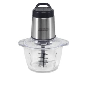Chopper With Glass Bowl – 1 Liter – 2 Speeds – 300W – Royalty Line