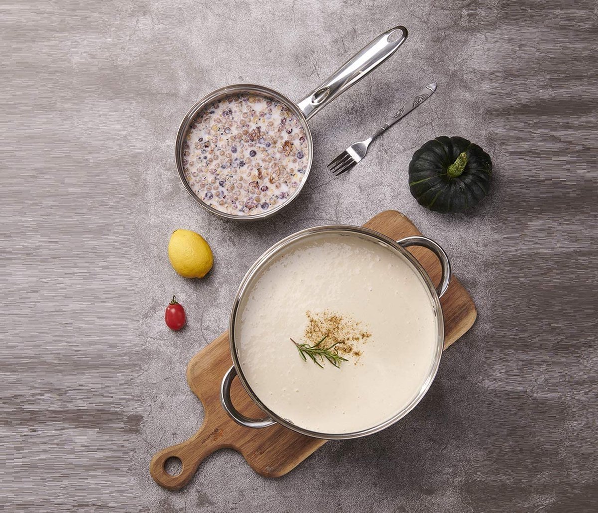 Cookware Set - Stainless Steel- 12Pcs - Royalty Line - Image 17