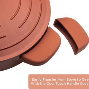 Cookware Set Die Cast Alu – 14Pcs – Orange – Royalty Line