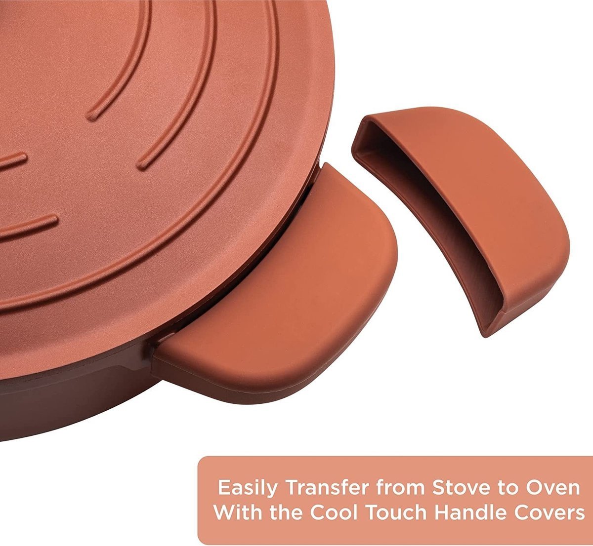 Cookware Set Die Cast Alu - 14Pcs - Orange - Royalty Line - Image 2