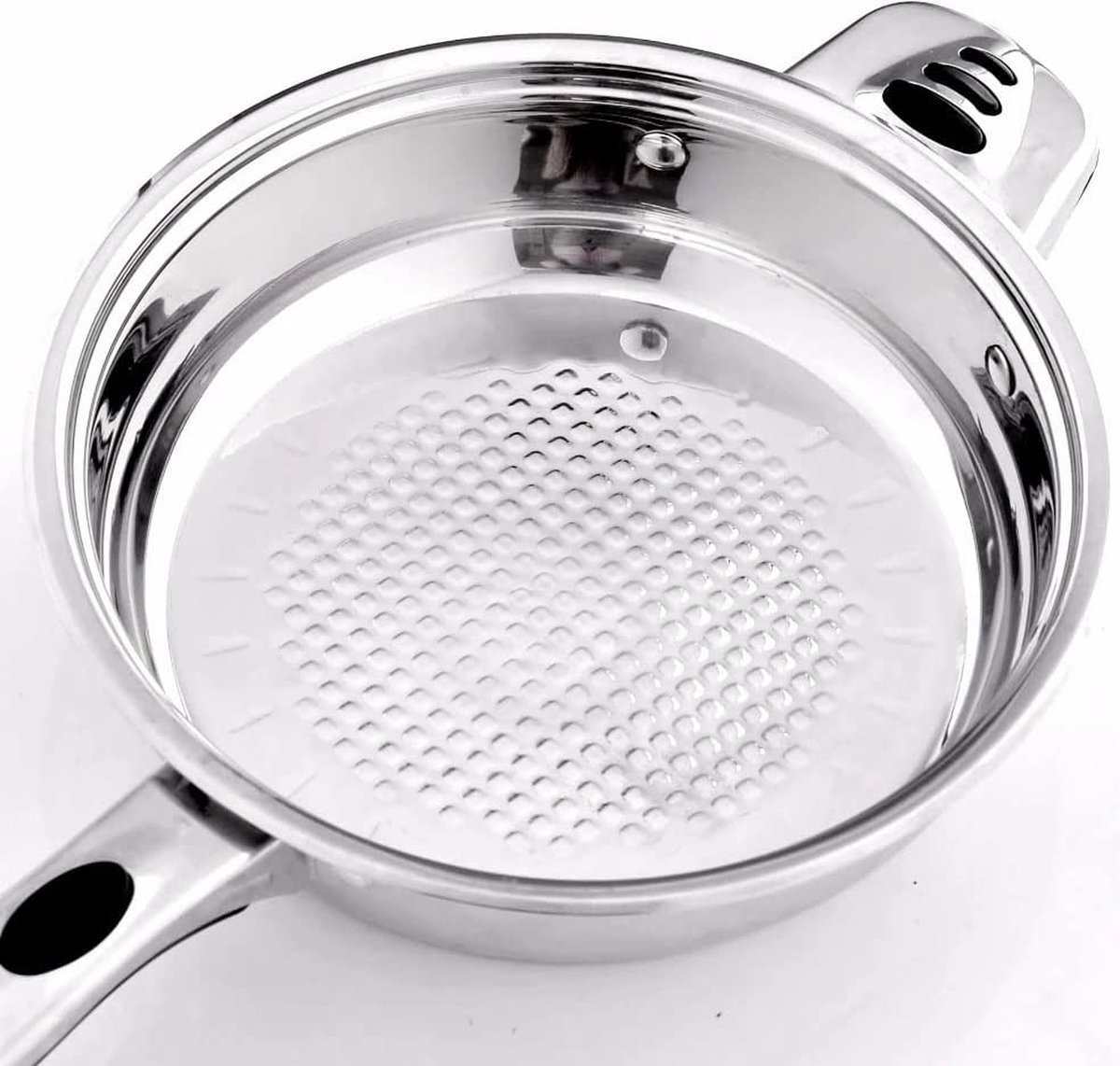 Cookware Set - Stainless Steel- 16Pcs- Metal Lid - Royalty Line - Image 7