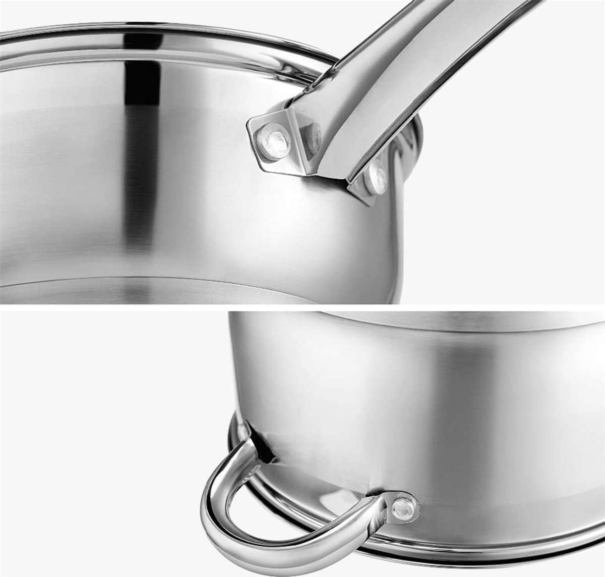 Cookware Set - Stainless Steel- 12Pcs - Royalty Line - Image 12