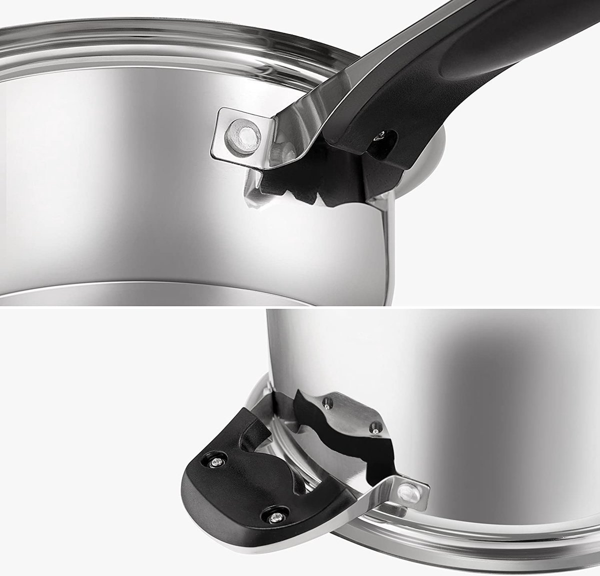 Cookware Set - Stainless Steel- 16Pcs- Glass Lid - Royalty Line - Image 8