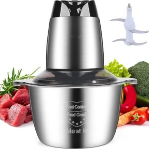Chopper With Stainless Steel Bowl – 1.8 Liters – 2 Speeds – 300W – Royalty Line