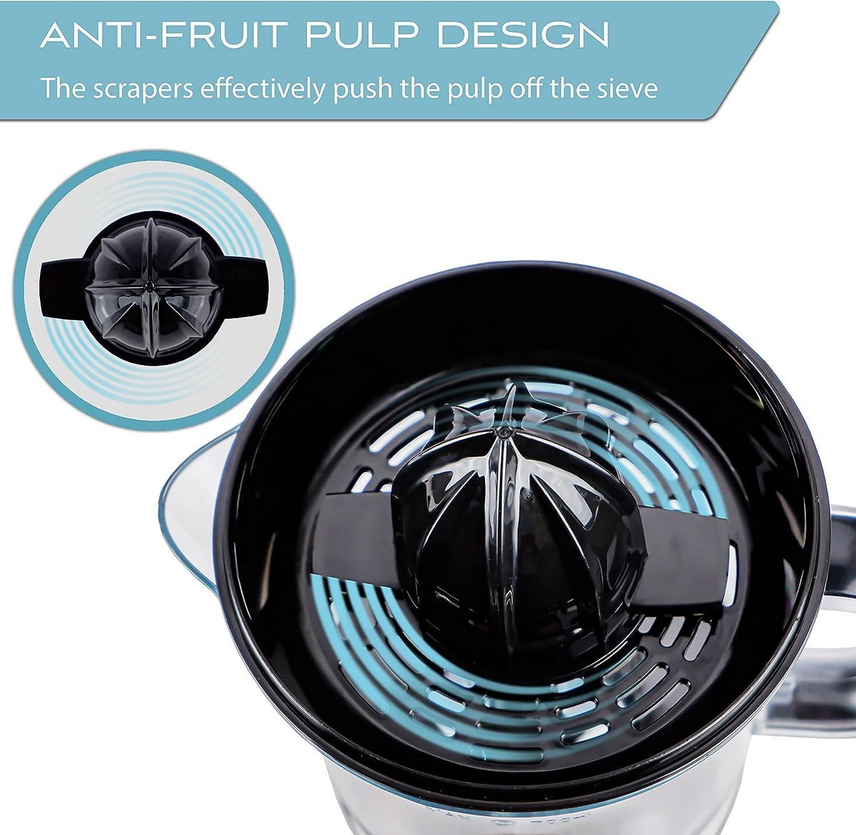 Electric Juicer - 1 Liter - Powerful and Fast - Stainless Steel - Royalty Line - Image 10