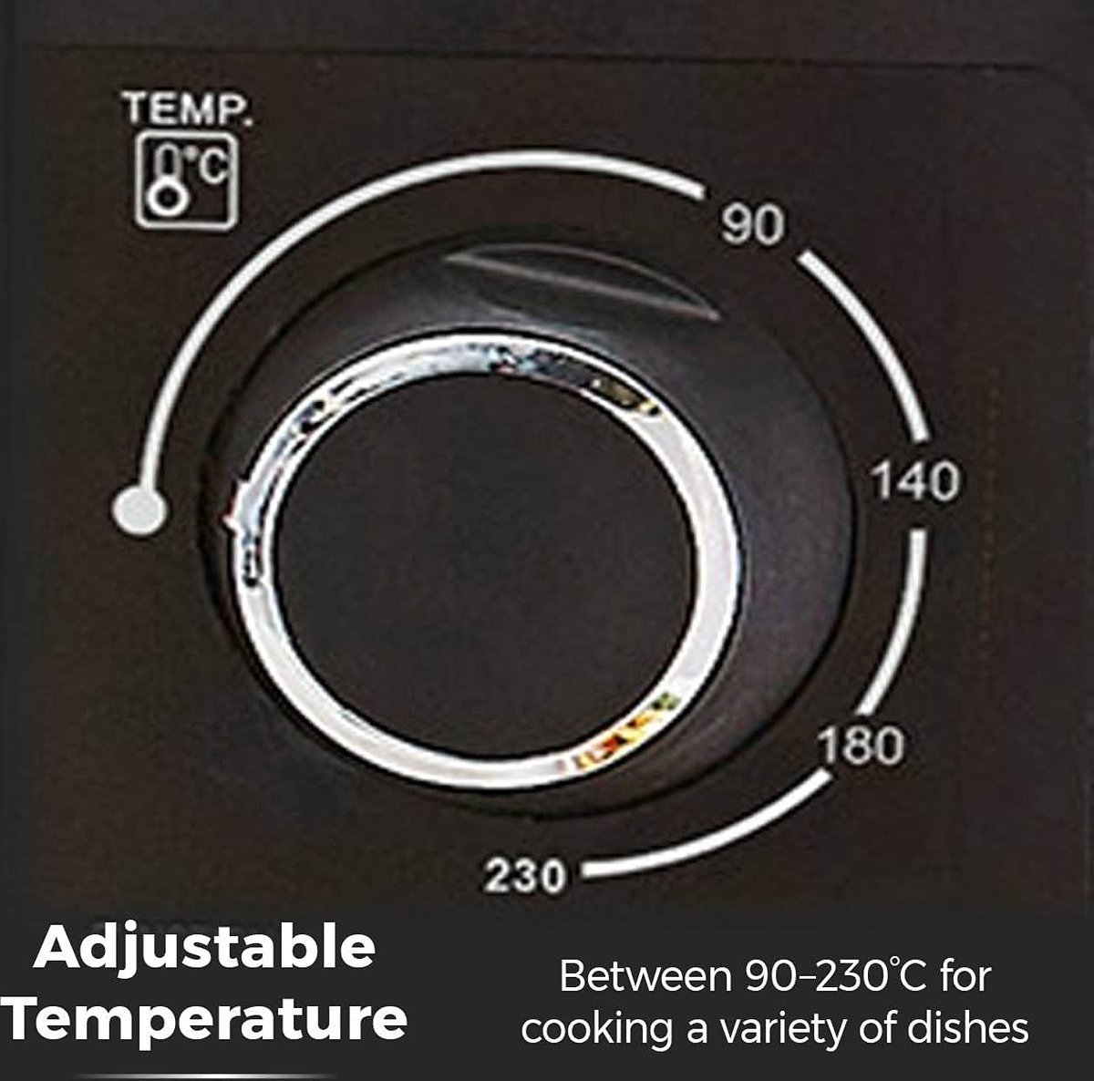 Mini Oven - 48 Liters - 2000W - Timer - 6 Programs - Black - Royalty Line - Image 12