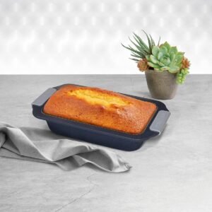 NEW – RL-MM3 Oven Dishes With Silicone Handle – 3 Piece – Non-stick Coating – 35/37/39 cm – Black – Royalty Line