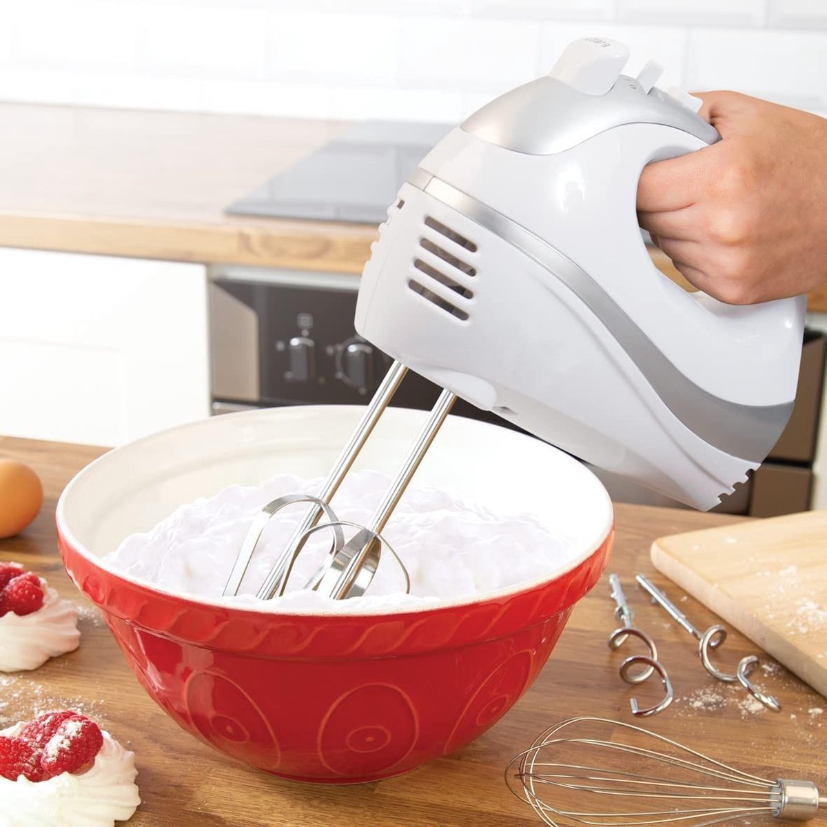 Hand Mixer - 300W - Mixer & Beaters & Whisk - Mixers - White / Purple - Royalty Line - Image 11