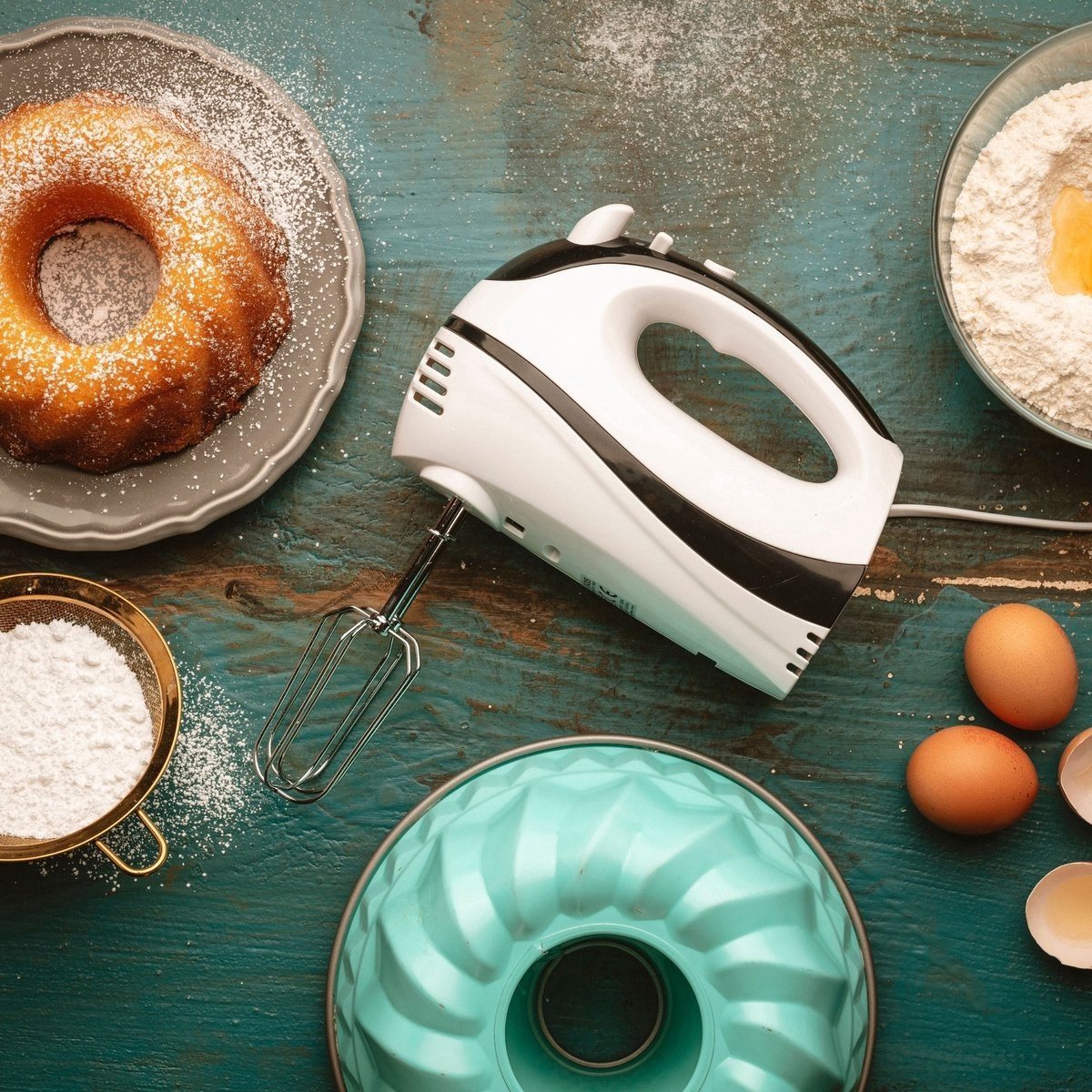 Hand Mixer - 300W - Mixer & Beaters & Whisk - Mixers - White / Purple - Royalty Line - Image 12