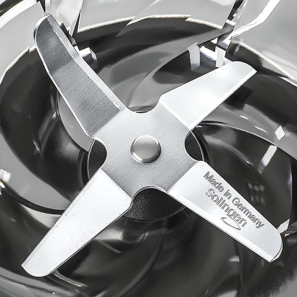 Blender - Smoothie Maker with Coffee/Bean/Spice Grinder - Smoothie Maker - 1.5L - 500W - 4 Speeds - White - Royalty Line - Image 12