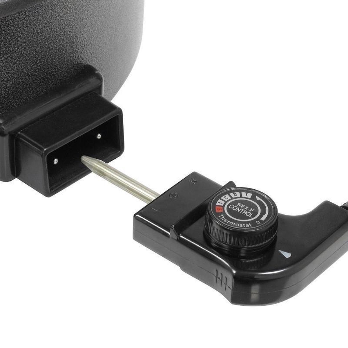 Electric Party Pan with Glass Lid and Non-Stick Coating - 5 Adjustable Heat Levels - 1500W - Ø42cm - Black - Image 13