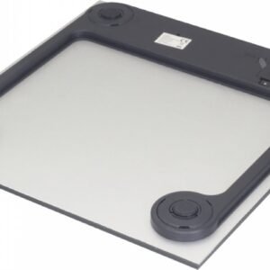 Personal Digital Scale With LCD Screen – Max 180 Kg – Incl. Battery – Silver – Royalty Line