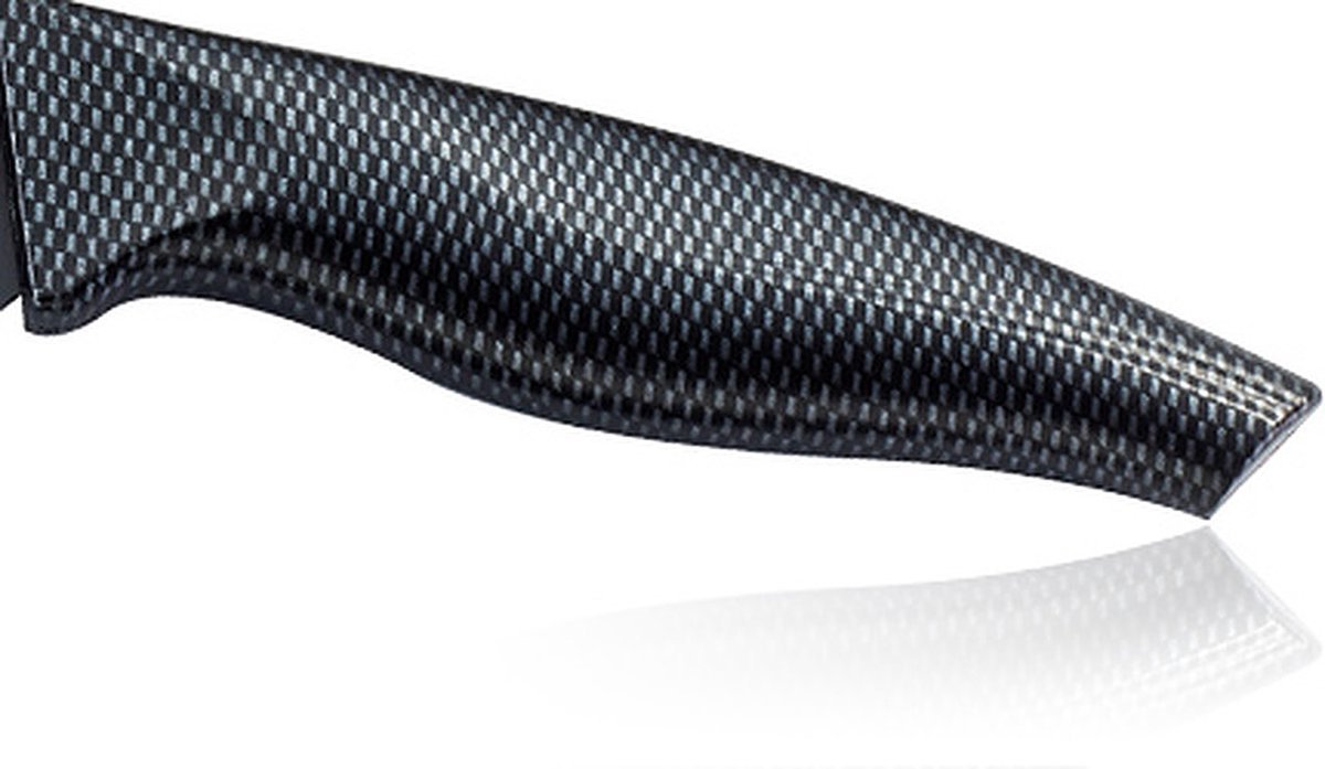 Knife Set - Non-stick coating - Non-slip handles - 6pcs - Black - Royalty Line - Image 2