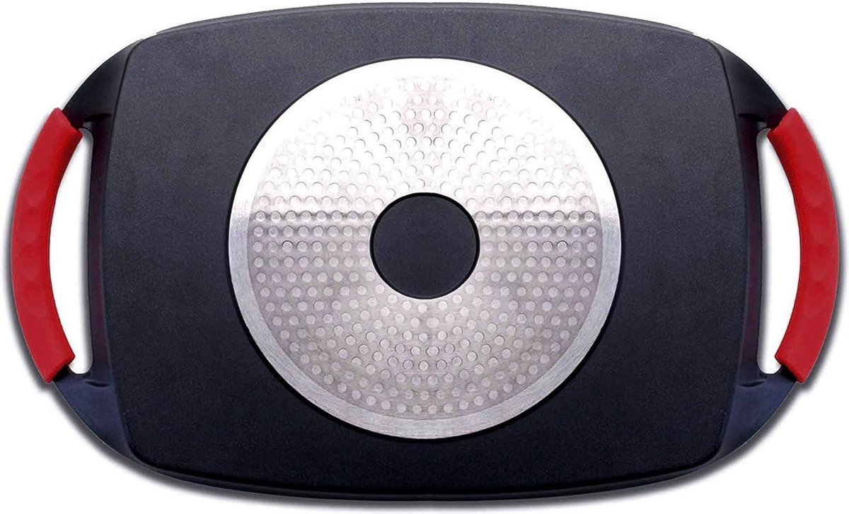 Grill Plate - Flat - Die Cast - Non Stick Greblon Marble Coated - 47 cm - Royalty Line - Image 4