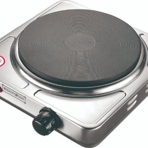 Electric Hob – 1 Burner/Cooking zone Ø185mm – 1500 W – Stainless Steel – Royalty Line