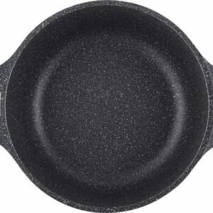 Wide Casserole – Die Cast – Non Stick Greblon Marble Coated – 26 cm / 3.7 L – Royalty Line