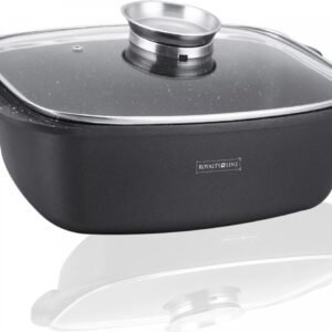Roasting Casserole – Die Cast – Non Stick Greblon Marble Coated – 32 cm / 5.9L – Royalty Line