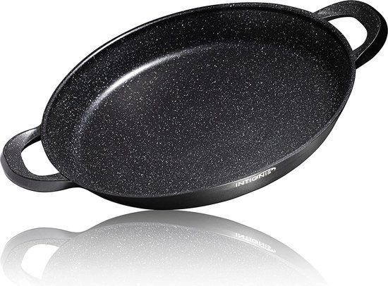 Paella Pan set - Die Cast- Non Stick Marble Coated - 2pcs - 32cm & 36cm - Oven Safe Proofed - Royalty Line - Image 10