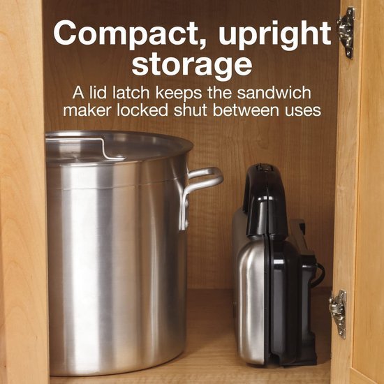 Sandwich Maker / Toaster / Panini Grill XL - 2000W - Non-stick coating - Toaster - Black -Royalty Line - Image 14