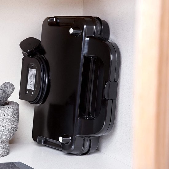 Sandwich Maker / Toaster / Panini Grill XL - 2000W - Non-stick coating - Toaster - Black -Royalty Line - Image 3