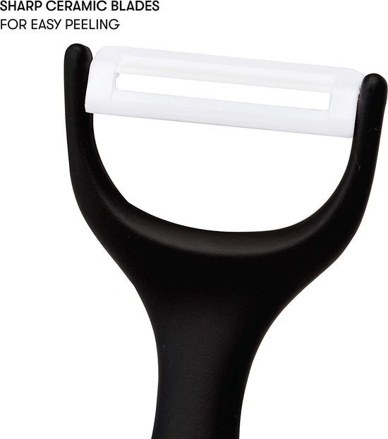 Knife Set - Non-stick coating - Non-slip handles - 6pcs - Black - Royalty Line - Image 11