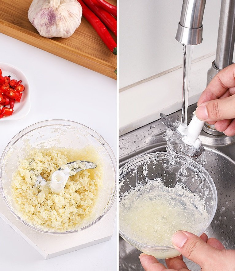 Mini Pull Chopper - 0.9L capacity - Cheffinger - Image 8