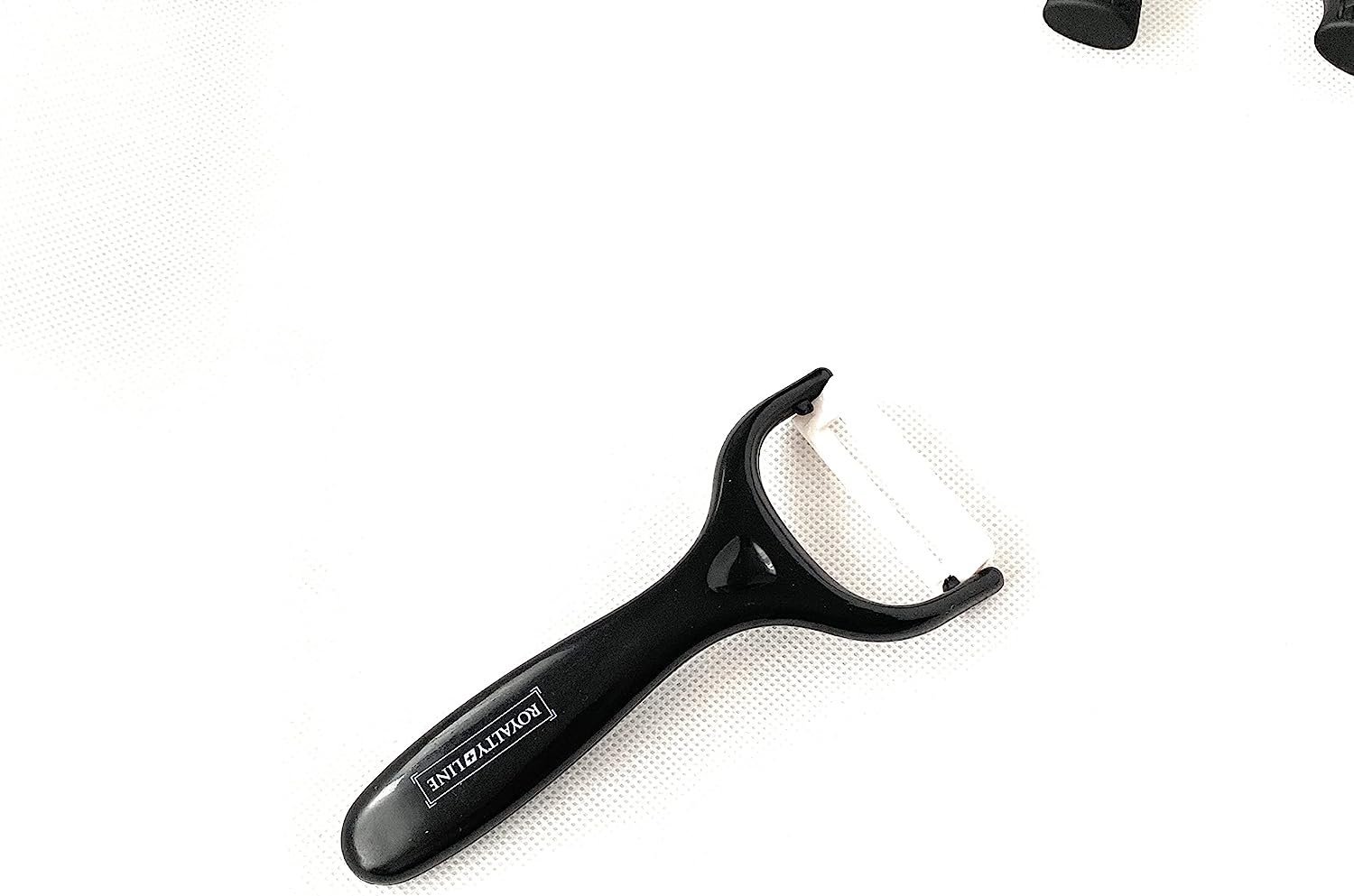 Knife Set - Non-stick coating - 5pcs - Black - Royalty Line - Image 4