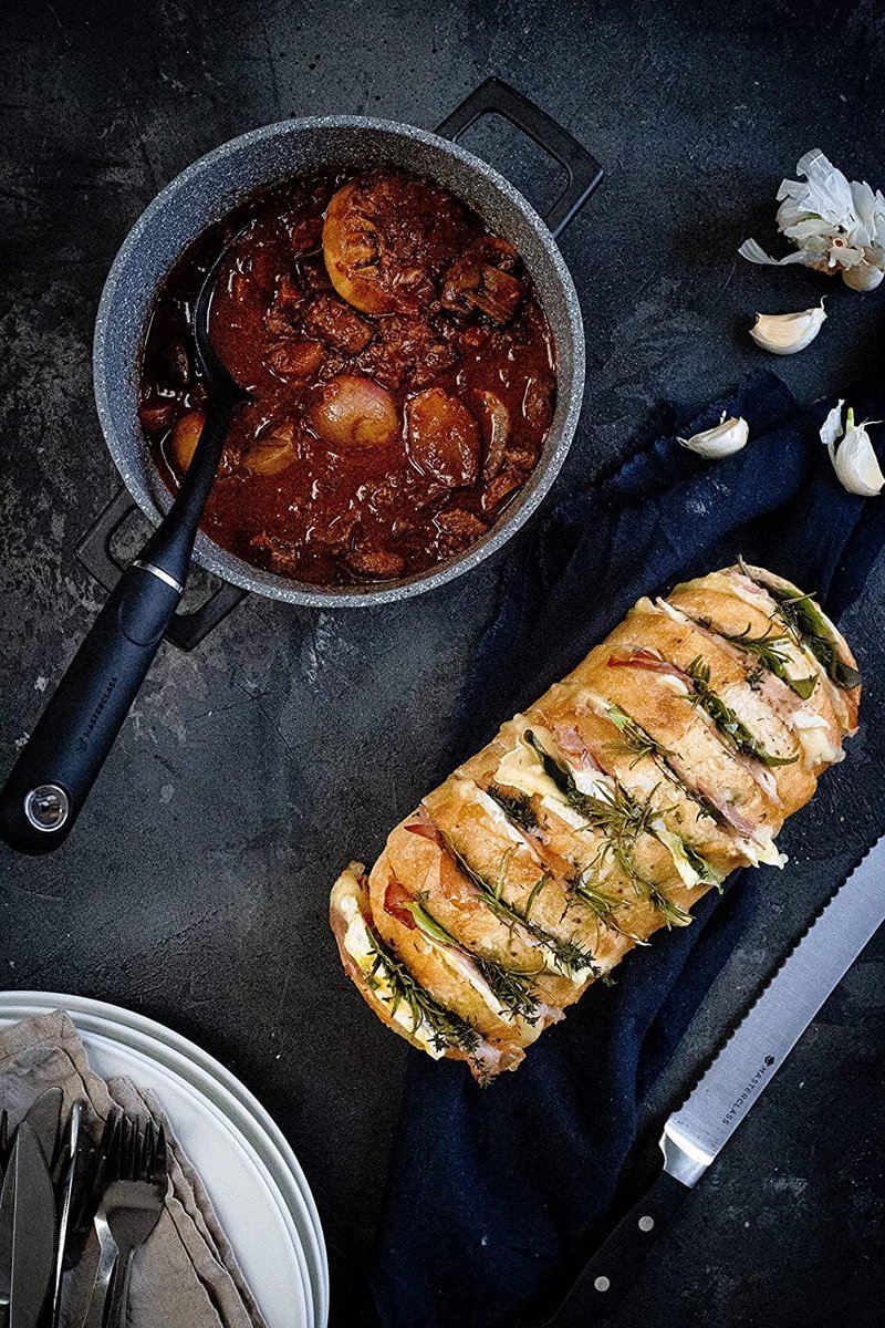 Cookware Set Die Cast Alu - 14Pcs - BEIGE - Royalty Line - Image 4