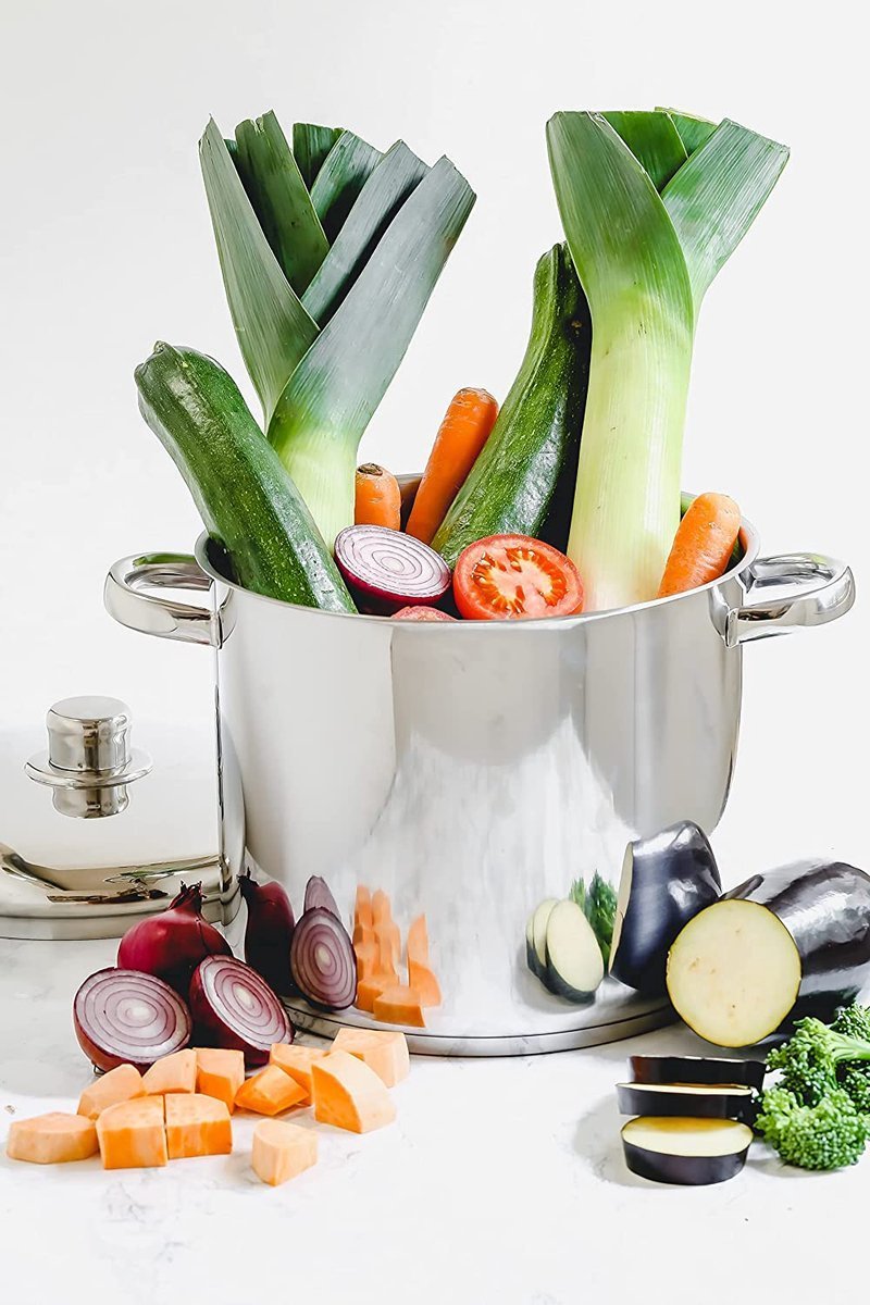 Couscous Pot With Metal Lid - Stainleess Steel - 12L - Royalty Line - Image 11