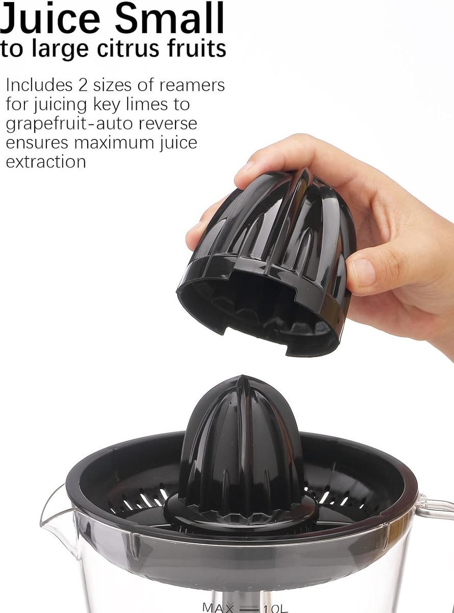 Electric Juicer - 1 Liter - Powerful and Fast - Stainless Steel - Royalty Line - Image 4