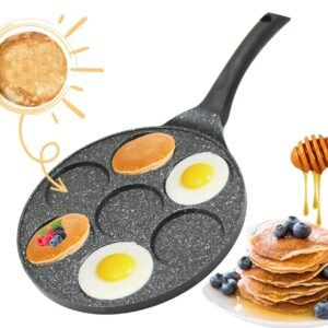 Pancake pan – 7 Hole – Marble coating – Cheffinger