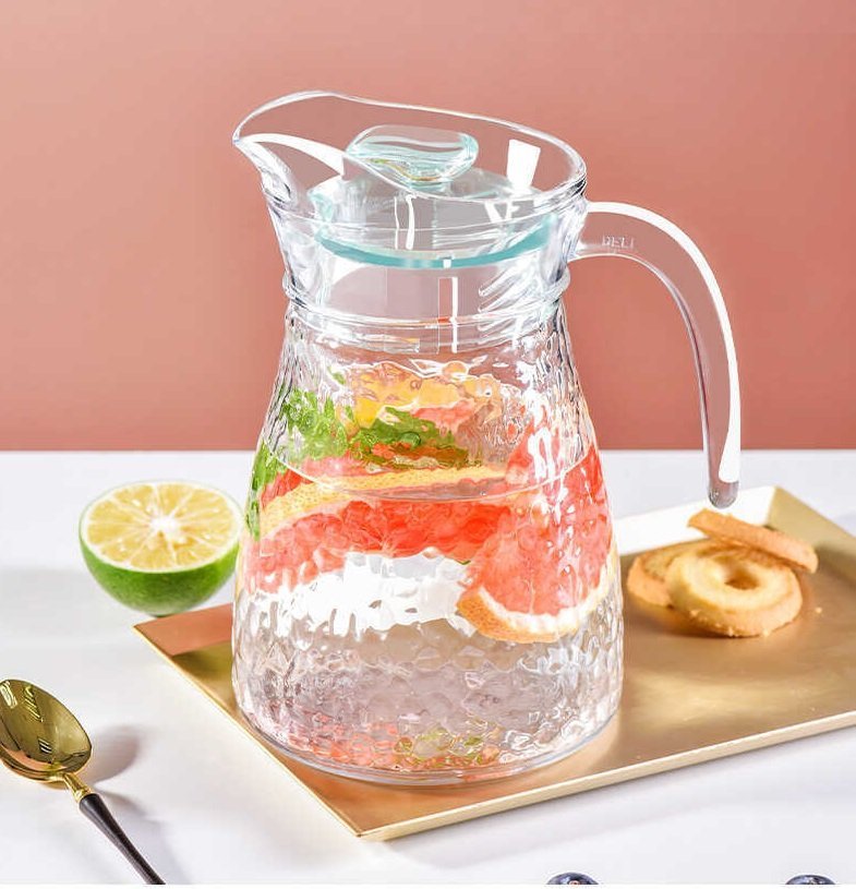 GLASS SET - Pure shape- 1.2L Caraffe - 5pcs - Cheffinger - Image 6