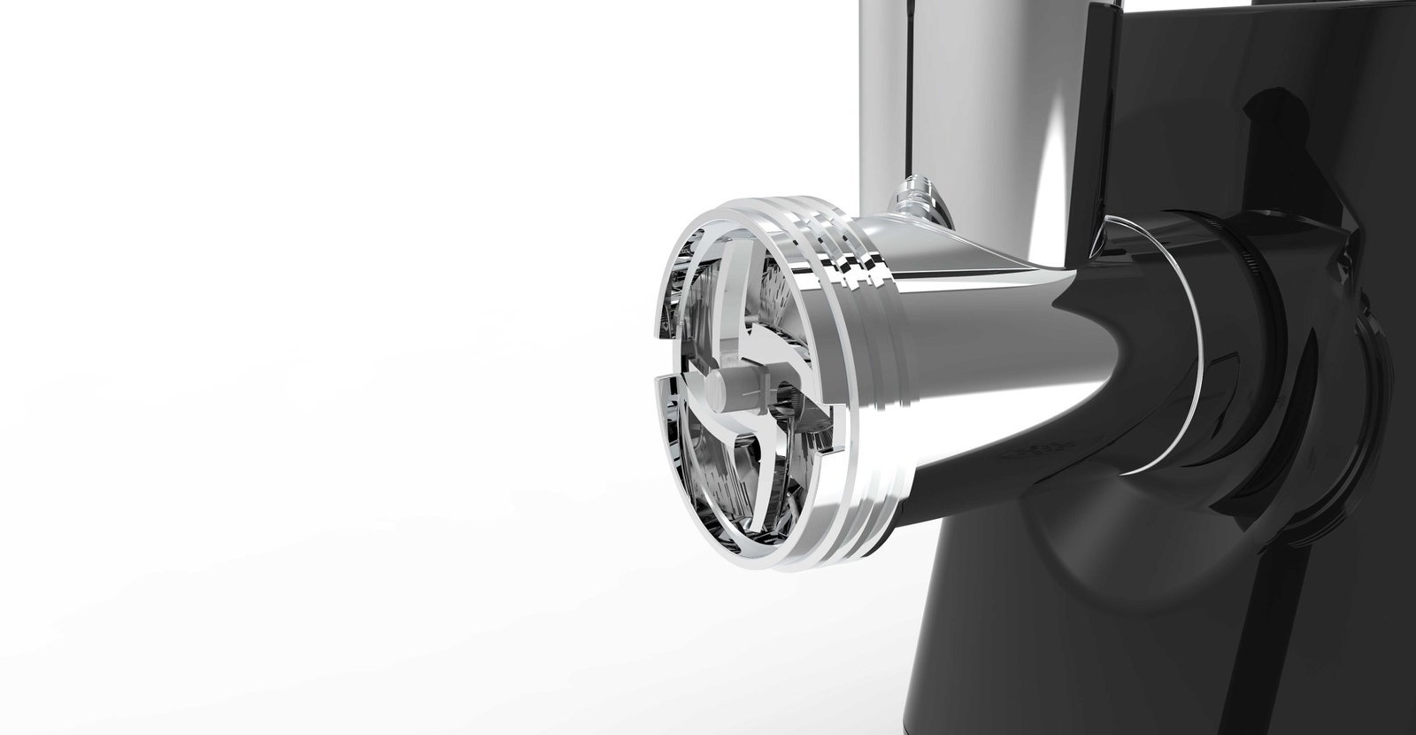 Electric Meat Grinder - 1600W - Mincer with 3 Cutting Plates - Sausage Maker - Minced Meat - Stainless Steel - Royalty Line - Image 6