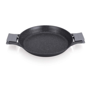 Paella Pan – Die Cast – Non Stick Greblon Marble Coated – 32 cm – Oven Safe Proofed – Royalty Line