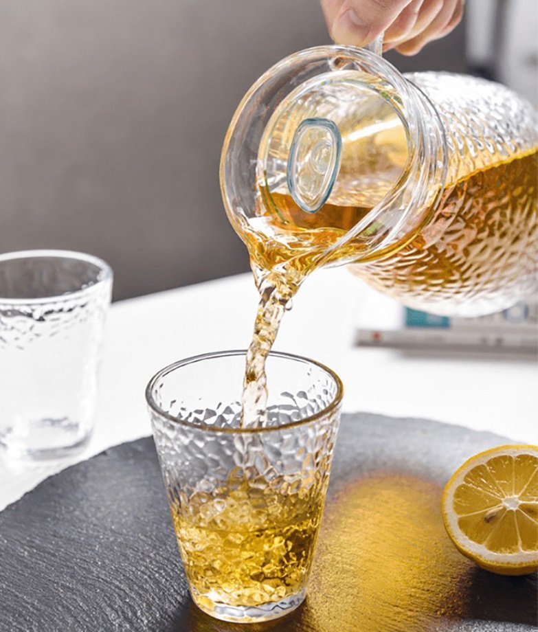 GLASS SET - Pure shape- 1.2L Caraffe - 5pcs - Cheffinger - Image 5