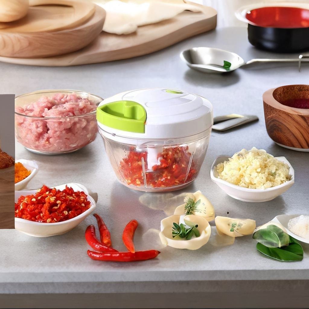 Mini Pull Chopper - 0.6L capacity - Cheffinger - Image 9